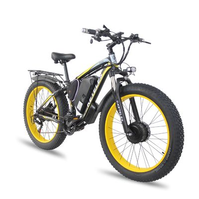 KETELES K800 الكهربائية الدراجة الدهنية 1000W 17.5AH بطارية 26x4.0 بوصة محرك مزدوج عجلتين محرك
