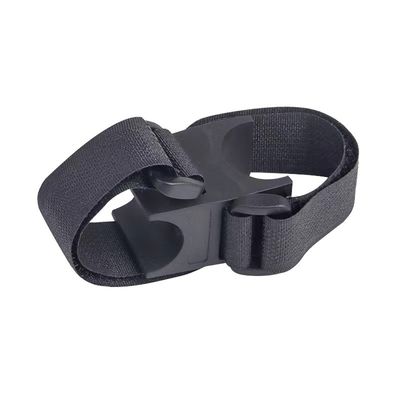 الدراجة السوداء LED مشعل الدوران العصا مصباح فلاش موقف 28-40mm لضوء الدراجة