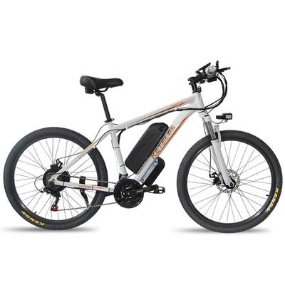 1000W 17.5AH الدراجة الكهربائية الجبلية 26 &quot;دراجة الجبلية الكهربائية محرك المركز الخلفي سبائك الألومنيوم
