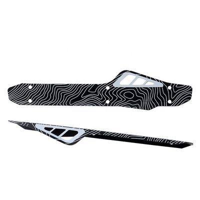 جودة  MTB Bicycle Frame Chain Guard Protector in Black 26x6.3x0.07cm for Cycling and Bikes مصنع