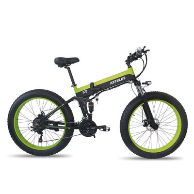 15AH بطارية 26x4.0 بوصة الدراجة الكهربائية مع محرك 1000W قوي للغاية و 7 سرعات