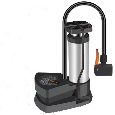 مضخة قدم صمام شريدر عالية الضغط للسيارات الدراجات النارية الكهربائية