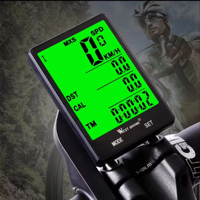 2.8 بوصة جهاز كمبيوتر الدراجة ABS لجهاز استشعار التمرين الخفيف عداد سرعة لاسلكي بواسطة Inbike