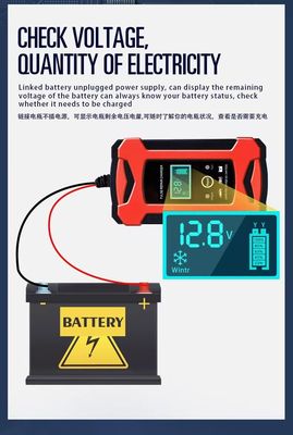 جهاز اختبار البطارية شاشة LCD ملونة للدراجات النارية السيارات سيارات الدفع الرباعي الشاحنات الرصاص الجاف الحمض AGM GEL SLA