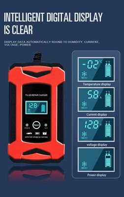 جهاز اختبار البطارية شاشة LCD ملونة للدراجات النارية السيارات سيارات الدفع الرباعي الشاحنات الرصاص الجاف الحمض AGM GEL SLA