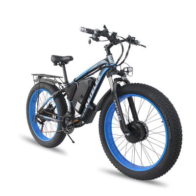 KETELES K800 الكهربائية الدراجة الدهنية 1000W 17.5AH بطارية 26x4.0 بوصة محرك مزدوج عجلتين محرك