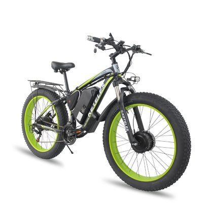KETELES K800 الكهربائية الدراجة الدهنية 1000W 17.5AH بطارية 26x4.0 بوصة محرك مزدوج عجلتين محرك