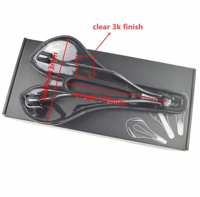 الوزن الخفيف 139 غرام وسادة الدراجة الكربونية الكاملة لجميع مواسم MTB كرسي الدراجة