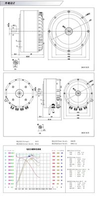 الكهربائية المزارع التبريد الهوائي السائل 3KW الكهربائية جولف سيارة دراجة نارية كيت دراجة ثلاثية الأبعاد النمط 48V 72V