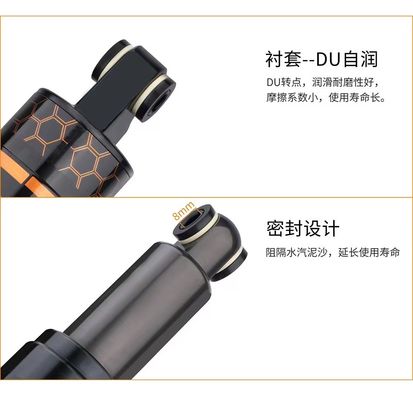 مروكا MTB مسك الصدمات الخلفية 125/150/165/190mm 750/850/1000LBS ربيع الزيت لدورات الدراجات الجبلية