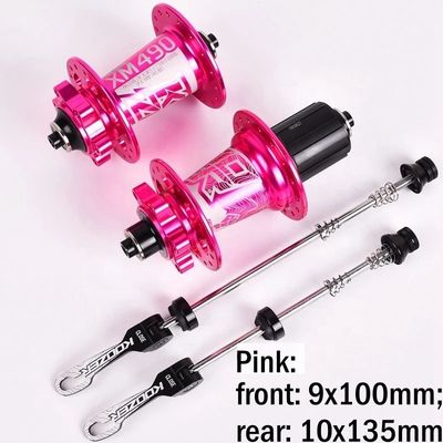 2021 Koozer XM490PRO 4 محامل MTB دراجة جبلية محور خلفي 12x142mm من خلال 32 حفرة دراجة مكابح قرص