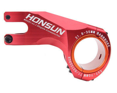 أحمر 2021 MTB سبيكة ذات ألوان ملونة 31.8/35 * 70mm 17 درجة ل XC AM عجلة الدراجة على الطريق