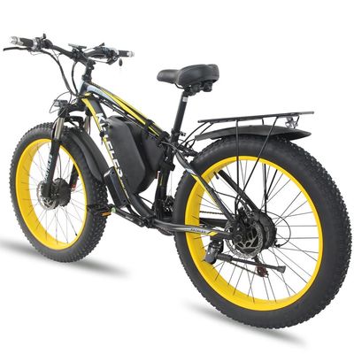 KETELES K800 الكهربائية الدراجة الدهنية 1000W 17.5AH بطارية 26x4.0 بوصة محرك مزدوج عجلتين محرك