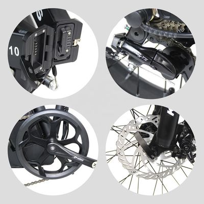 2024 مباشر 20x4.0 بوصة ضخمة إطارات طائرات إلكترونية قابلة للطي 1000W مع 7 سرعات التروس محرك مركز الخلف