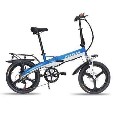 48V 350W 10AH الدراجة الكهربائية مع 20 بوصة إطار طوابع ومدى 31-60km لكل قوة