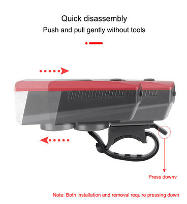 ضوء الدراجة الشمسية الأزرق و USB الشحن 2000mAh الضوء الأمامي للدراجة على الطريق