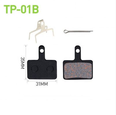 BB5 BB7 بطاقات مكابح قرص الدراجة مواد نصف معدنية لسهولة الكبح و الكبح 35x30.5mm