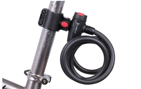 2022 مكافحة سرقة الدراجة الحديدية قفل كابل الفولاذ قفل أمان محمول للدراجات الجبلية