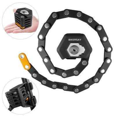 الدراجة الجبلية الدراجة الطرقية القفل القابل للطي مكافحة السرقة 85 سم مع 3 مفاتيح