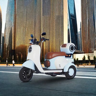 600W الطاقة المتحركة سكوتر ثلاثي العجلات للبالغين المركز الخلفي موتر موقف البطارية المتكاملة