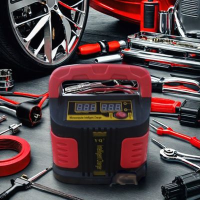شاحن بطاريات السيارات الذكية Tiroflx General 15A للسيارات والدراجات النارية 12V/24V