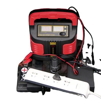 شاحن بطاريات السيارات الذكية Tiroflx General 15A للسيارات والدراجات النارية 12V/24V