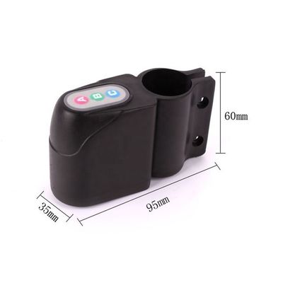 110db جهاز إنذار الاهتزاز اللاسلكي للتحكم عن بعد لنظام الحماية ضد السرقة للدراجة
