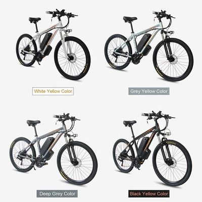 دراجة جبلية كهربائية 26 &quot;دراجة كهربائية مع بطارية الليثيوم 48V 13Ah ومحرك 500W قوي